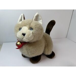 Siamese Cat Plush 12" Mervyns Playful Pals Kitty Stuffed Animal Kitten Vintage